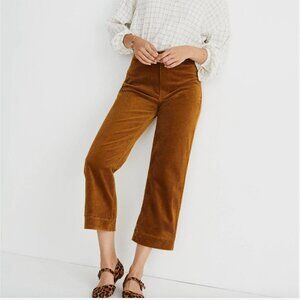 Slim Emmett Wide-Leg Crop Pants Corduroy Edition 26 Egyptian Gold